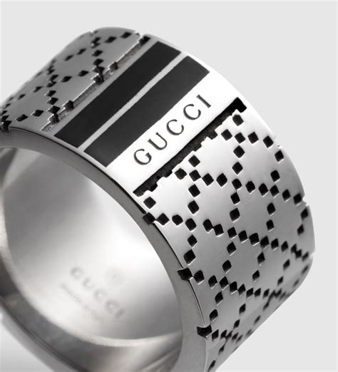 gucci mens ring|gucci silver ring for men.